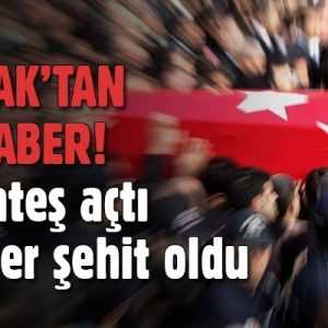 Şırnak’ta taciz ateşi sonucu bir asker şehit oldu. TSK, bölücü