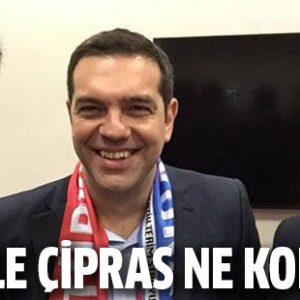 Yunanistan Başbakanı Aleksis Çipras ve Başbakan Ahmet Davutoğlu ile bir