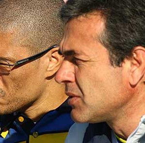Fenerbahçe eski teknik direktörü Aykut Kocaman eski futbolcusu Alex De