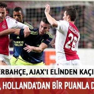 UEFA Avrupa Ligi'nde mücadele eden temsilcimiz Fenerbahçe, A Grubu 4.