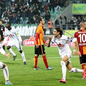 Çaykur Rizespor - Galatasaray: 4 - 3