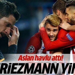 Şampiyonlar Ligi C Grubu 5. maçında Galatasaray deplasmanda Atletico Madrid'e