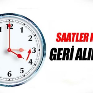 Kış saati uygulaması 8 Kasım’da sona erecek. Bu tarihte saatler,