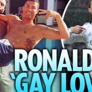 İngiliz medyası Real Madrid’in dünyaca ünlü yıldızı Cristiano Ronaldo’nun eşcinsel