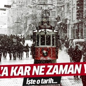 Meteoroloji’den yapıla açıklamaya göre, İstanbul’a yılın ilk karı 10 Aralık’ta