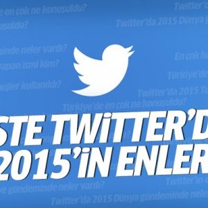 2015 yılında Twitter’ın enleri listelendi.İşte Twitter’da 2015’in enleri 2015 yılının