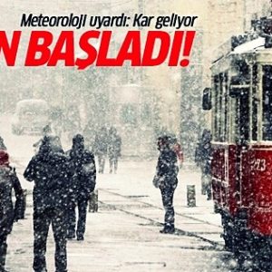Dün öğle saatlerinde etkisini yitiren kar yağışı İstanbul’a geri dönerken,