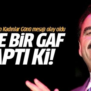 8 Mart Dünya Kadınlar Günü için yayınladığı mesaj nedeniyle sosyal