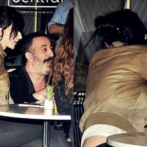 Cem Yılmaz ve Hande Ataizi buluştukları mekanda son derece samimi