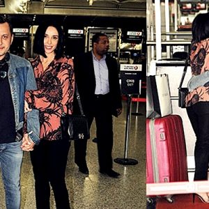 Nişanlı çift Gülşen ve Ozan Çolakoğlu ikilisi, kısa bir yurtdışı