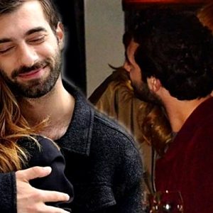 Arnavutköy’de bir arkadaş grubuyla sohbet eden Burçin Terzioğlu’na ilerleyen saatlerde