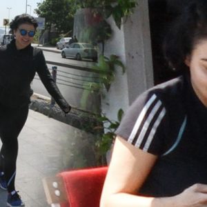 Koşarken objektiflere yansıyan ünlü şarkıcı kilolu haliyle görüntüsüyle şaşırttı. Sözcü’den