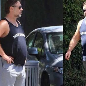 Yeni filmi Nice Guy için forma giren Russell Crowe, sporu