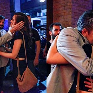 Erkan Petekkaya, Paramparça dizisindeki rol arkadaşı Nurgül Yeşilçay ile kriz