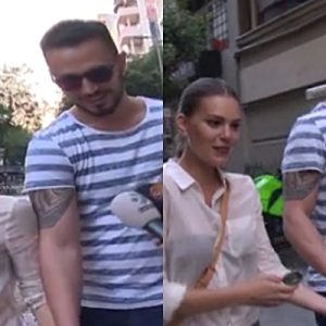 Murat Boz ile Aslı Enver çifti, Nişantaşı sokaklarında el ele