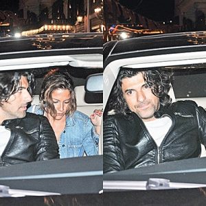 Yakışıklı oyuncu Engin Akyürek önceki akşam felekten bir gece çaldı.