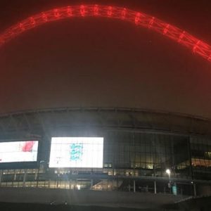 Londra’daki Wembley Stadı’nın üzerindeki ünlü çelik kemer, İstanbul’da düzenlenen hain