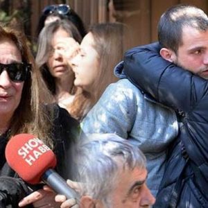 Kayabaş’ın cenazesini almak için hastaneye eşi Selma Kepekli Kayabaş, oğlu