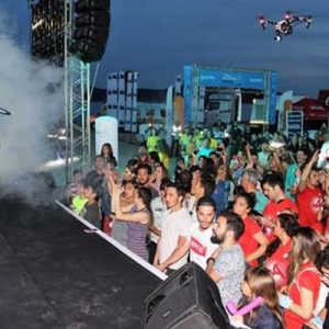 Muğla’nın Bodrum ilçesinde Global Run yarışların öncesinde ünlü sanatçı Ece
