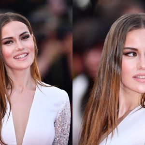 Cannes’ta boy gösteren Fahriye Evcen ‘Starlarla tanışma fırsatım olmadı. Malesef
