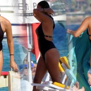 “Güneşin Kızları” dizisiyle yıldızı parlayan Hande Erçel, Çeşme’de denize girip