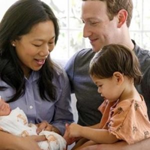 Facebook’un kurucusu Mark Zuckerberg ve eşi Priscilla Chan ikinci kez
