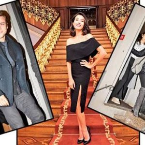 Aybüke Pusat’la aşk yaşadığı konuşulan Tolga Sarıtaş iki kızla eğlence