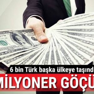 2017 yılında dünya üzerinde 95 bin milyoner ülkesini terk ederken,
