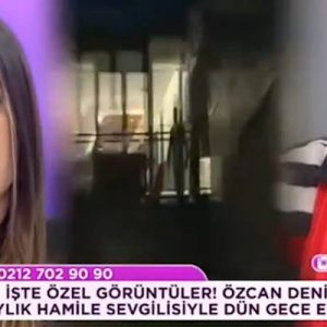 Konuk olduğu programda Özcan Deniz’le geçmişteki ilişkisinin hatırlatılması üzerine sinirlenen