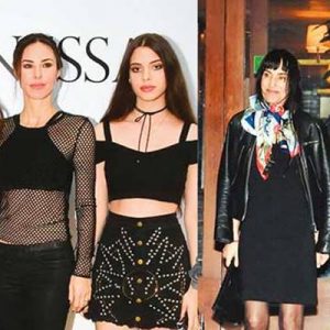 Cem Yılmaz, Defne Samyeli’nin kızlarını ressam Isabel Croxatto’nun sergisine götürmek