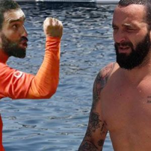 Başakşehir’de forma giyen milli futbolcu Arda Turan, ünlü şarkıcı Berkay’la