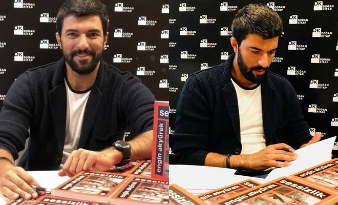 Arjantin’deki Engin Akyürek hayranları ‘Gel kitabımızı imzala’ mesajını yolladı. Türkiye’de