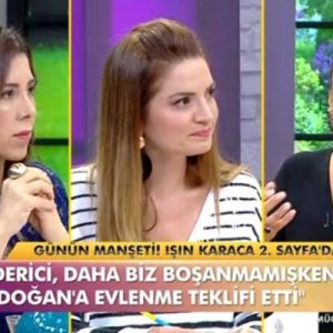 Şarkıcı Işın Karaca, katıldığı magazin programında “İrem Derici biz daha