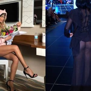 Şarkıcı Hatice’nin katıldığı bir defilede kalçasını açarak yürümesine Türk halk
