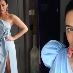 Güzel oyuncu Hande Doğandemir, Tribeca Film Festivali’nde giydiği elbiseyle gündeme