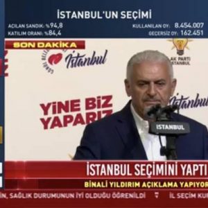 AKP İstanbul adayı Binali Yıldırım, Ekrem İmamoğlu’nun seçimleri kazandığını açıkladı.