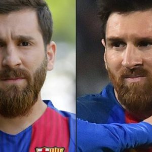 İran’da yaşayan ve Arjantinli süper yıldız Lionel Messi’ye olan benzerliği