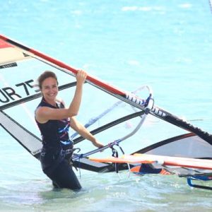 Ünlü oyuncu ve Windsurf Türkiye ve Dünya Şampiyonu Çağla Kubat,