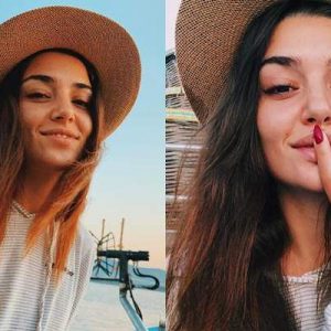 Ünlü oyuncu Hande Erçel, ‘bazlama surat’ diye yorum yaptığı iddiasıyla