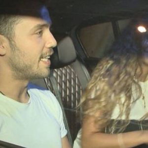 Tolga Sarıtaş ve sevgilisi Zeynep Mayruk Suadiye’de bir eğlence mekanı