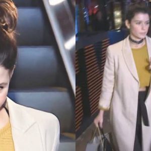 Yakın arkadaşı Esra Dermancıoğlu’nun oyununu izlemeye giden Beren Saat, Kenan