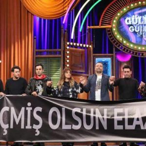 Güldür Güldür ekibi önceki akşam oynadıkları oyunun tüm gelirini Elazığ
