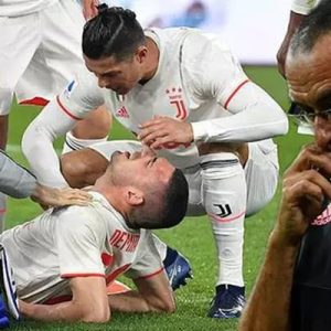 Juventus Teknik Direktörü Maurizio Sarri, Roma maçında sakatlanan milli futbolcu