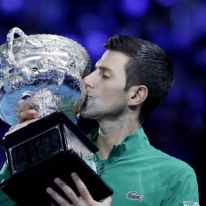 2020 Avustralya Açık Tenis Turnuvası tek erkekler finalinde Sırp Novak