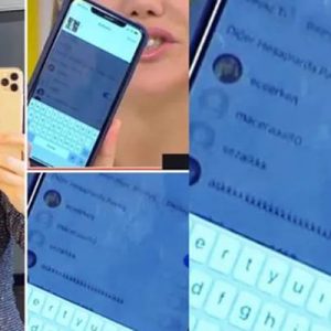 Ece Erken ‘Söylemezsem Olmaz’ programında cep telefonu ekranından bir şey