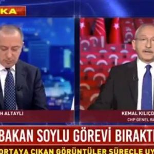 Kararı kendi başına aldığını zannetmiyorum. CHP lideri Kılıçdaroğlu, Süleyman Soylu’nun