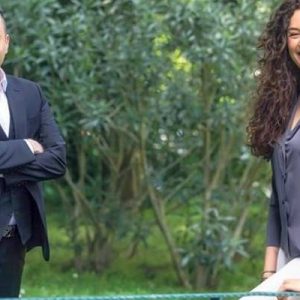 İş insanı ve hayırsever Erdoğan Uludağ ve 2002 Dünya Güzeli