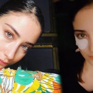Koronavirüs salgını nedeniyle karantina günlerini evde geçiren oyuncu Hazal Kaya,