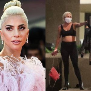 Lady Gaga, erkek arkadaşı Michael Polansky ile Malibu’da bir restorandan