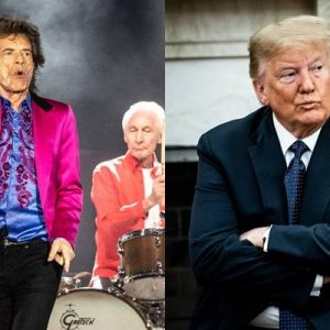 Dünyaca ünlü rock müzik grubu Rolling Stones, ABD Başkanı Donald
